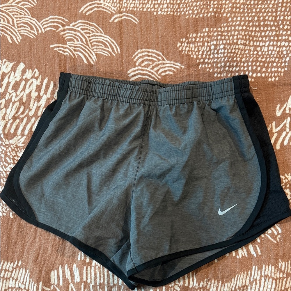 Nike Kids' Gray and Black Shorts